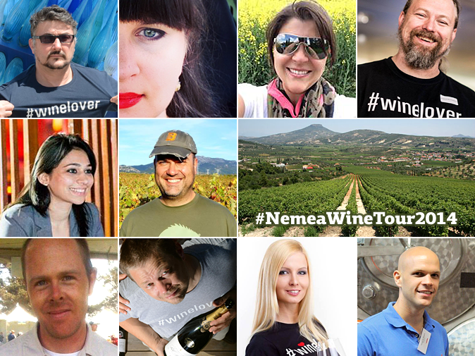 Wine Communicators attending #NemeaWineTour2014 (See links for each at end of article)